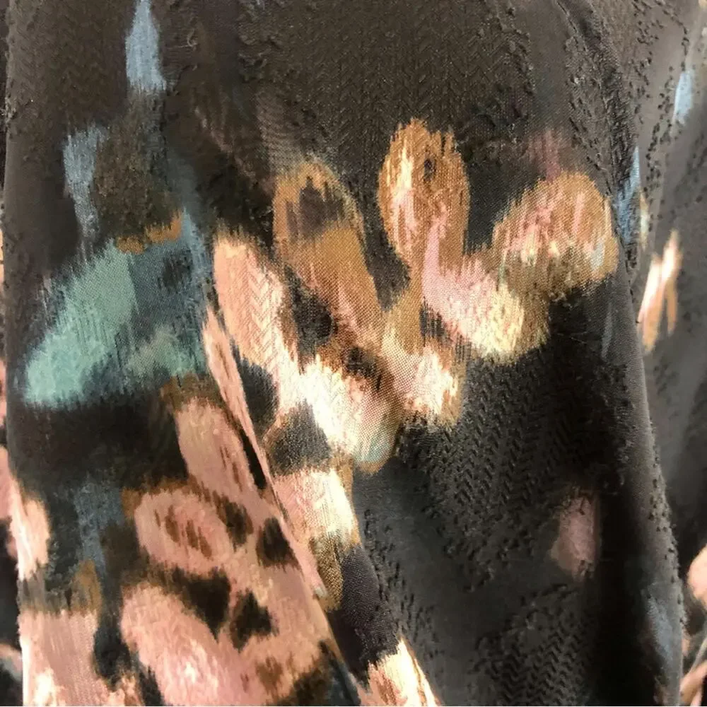 NWT Willow & Clay Black Floral Tank Top - Picture 6 of 16